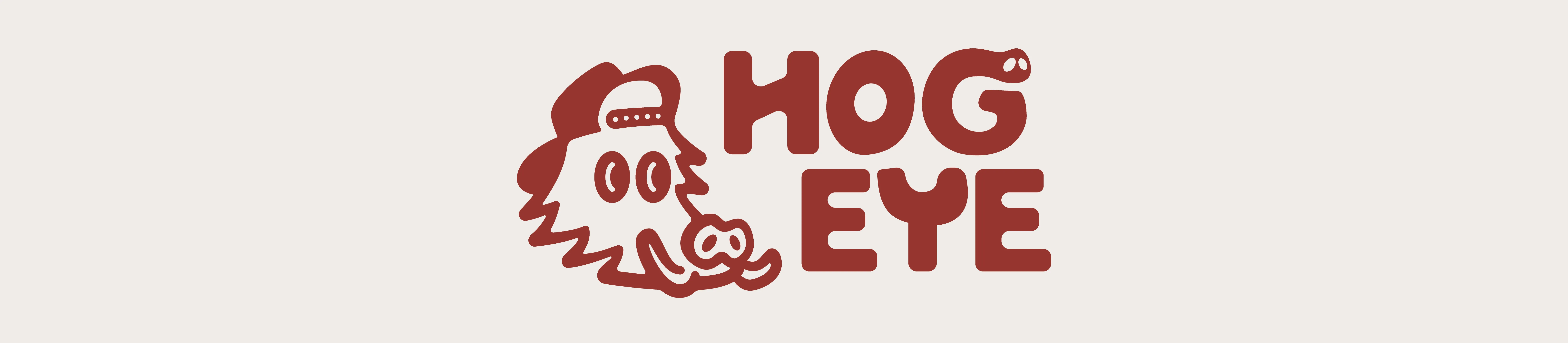 The new Hogeye logo featuring the hand-drawn hog and lettering